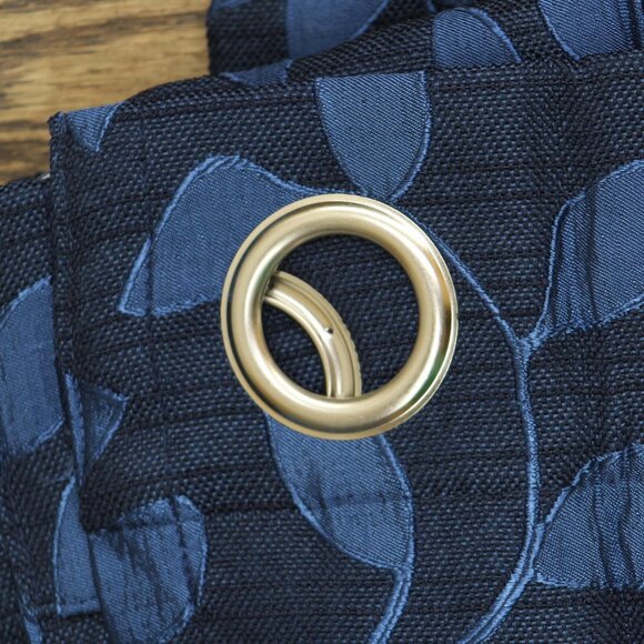 NEW Linden Street Grommet Light-Filtering Single Curtain Panel Indigo Blue 50x84 - Picture 8 of 8